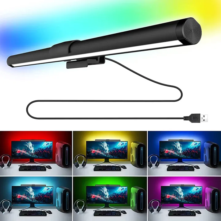Wiscolor%20LED%20Computer%20Screen%20Hanging%20Light%20USB%20Stepless%20Dimming%20Screen%20Monitor%20Light%20Bar%20with%20RGB%20Backlight%20Atmosphere%20Desk%20Lamp%20-%20Image%202