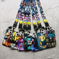 The Nightmare Before Christmas ID Badge Holder Lanyards Pendant Door Card Holders Neck Strap Jack Skell Keychain Credential. 