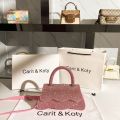 Autumn New Fashion Dinner Full Rhinestone Handbag Rhinestone Banquet Dress Pearl Chain Bag Shoulder Messenger Bag Women. 