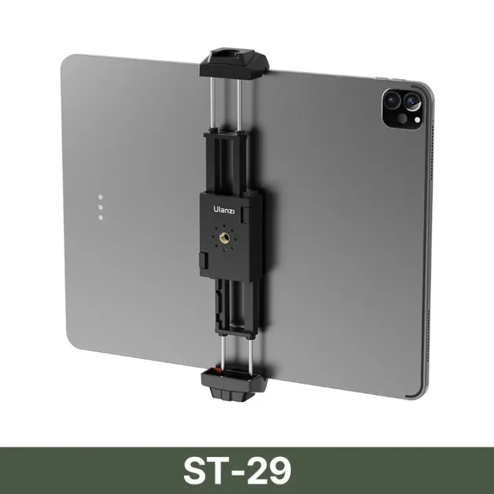 Ulanzi%20ST-29%20Universal%20Tablet%20Tripod%20Mount%20Stand%20Phone%20Holder%20w%20Cold%20Shoe%20For%20iPhone%20iPad%20Air%20Pro%20Horizontal%20Vertical%20-%20Image%207
