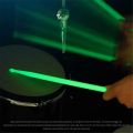 1 Pair 5A Luminous Drum Stick Nylon Fluorescent Drumsticks Glow in The Dark Bright Light Musical Instruments.