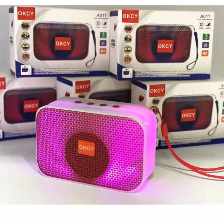 A011%20stand%20Bluetooth%20speaker%20Wireless%20portable%20subwoofer%20card%20flash%20light%20smart%20small%20speaker%20-%20Image%202