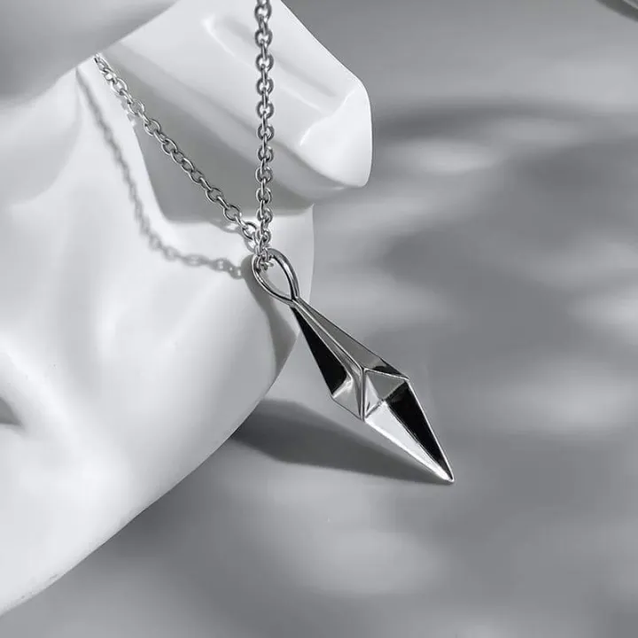 Titanium%20Steel%20Necklace%20Men's%20Trendy%20Light%20Luxury%20Original%20Geometric%20Diamond%20Pendant%20ins%20Cool%20Style%20Simple%20Jewelry%20Female%20Chain%20-%20Image%204