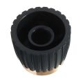 ZOROOM 10Pcs Guitar AMP Amplifier Knobs Push-on Black+Gold Cap for Marshall Amplifier.