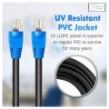 RJ45 Cat6 Ethernet Network Cable for Outdoor | Any Size | High-Speed Black LAN Cable | CCTV, Router, PC, Laptop, Switch | Weatherproof & Durable. 