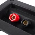 BRADOO- 1 Pcs 90X78Mm Square Binding Post Type Speaker Box & 24 Pcs Adjustable 3.5 - 13Mm Cable Gland Joints.
