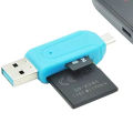 USB OTG Card Reader Type C OTG TF SD Memory Card Reader Adapter. 