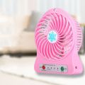Portable Rechargeable Mini Fan Air Cooler Mini Desk Fan USB Cooling Rechargeable Handheld Fans Black.