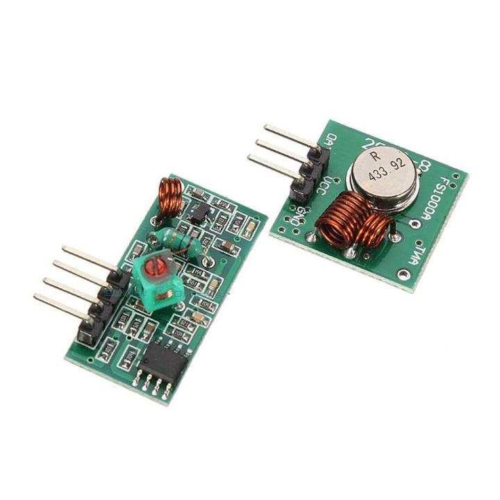 433Mhz Rf Transmitter & Receiver Module Kit For Arduino / Arm /Mcu Wl - Solar Panel