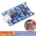 TP4056 1A Li-Ion Lithium Battery Charging Module – Micro B USB. 