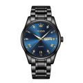 "Olevs 5563 Stainless Steel Analog Wrist Watch For Men. 