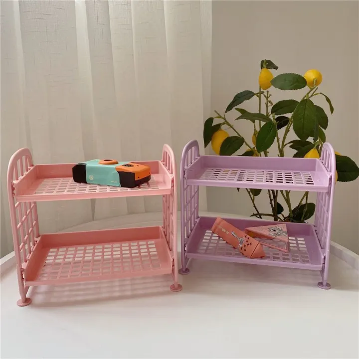 Kawaii%20Macaron%20Minimalist%20Desk%20Desktop%20Organizer%20Storage%20Rack%20Student%20Dormitory%20Folding%20Hollow%20Shelf%20Skin%20Care%20Storage%20Shelf%20-%20Image%203