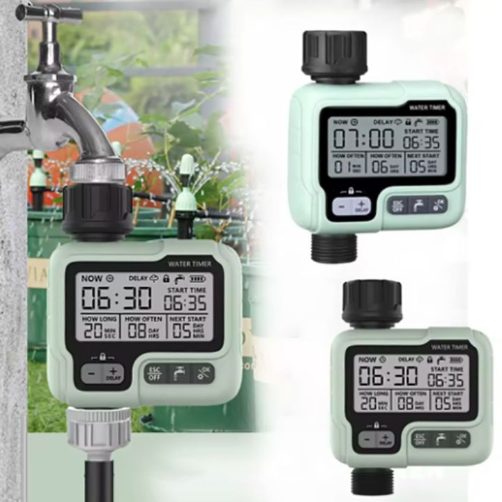 Practical Large Screen Automatic Water Timer Intelligent Timeable ...