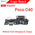 Charging Logic Board For Xiaomi Poco C31 C40 C50 C51 C55 Charging Port USB Plug PCB Dock Connector Spare parts. 
