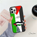Palestine Flag Map Phone Case For iPhone 14 15 13 12 Mini XR XS Max Cover For Apple iPhone 11 Pro Max 6 8 7 Plus SE2020 Coque. 