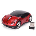 1PC Car Model Wireless Optical Mouse Ferrari Shaped Mause Game 1600DPI for PC Laptop Encounter. 