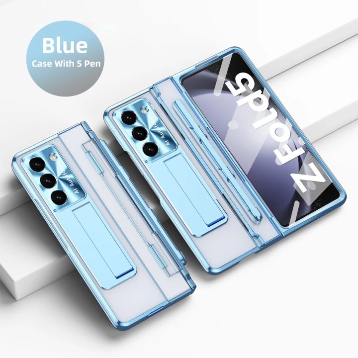 Case%20with%20S%20Pen%20Pen%20Holder%20For%20Samsung%20Galaxy%20Z%20Fold%205%204%203%20CLEAR%20Case%20Screen%20Protector%20Hinge%20Kickstand%20Cover%20For%20ZFold5%20Fold43%20-%20Image%207