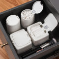 Japanese Button Type Cotton Swab Storage Box Drawer Small Objects Classification Storage Box. 