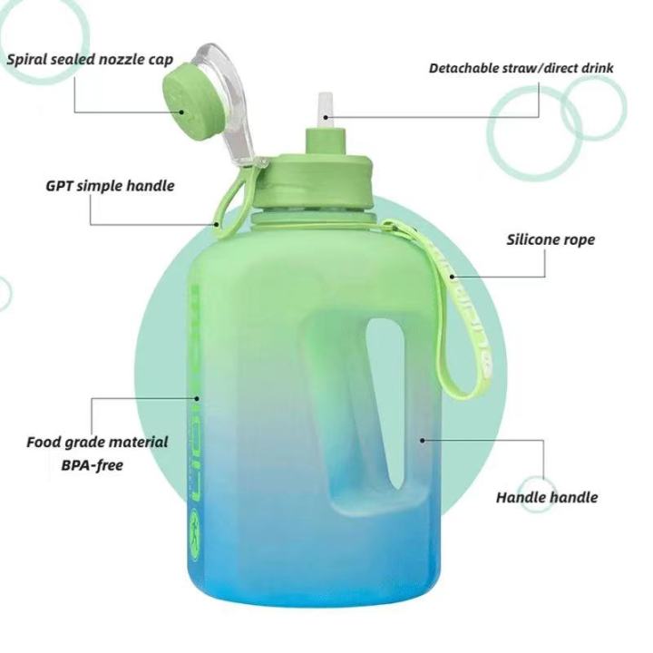 2.4%20Liter%20Sports%20Water%20Bottle%20With%20Straw%20Large%20Capacity%20Fitness%20With%20Scale%20Gradient%20Kettle%20Outdoor%20Plastic%20Portable%20Water%20Bottle%20-%20Image%203