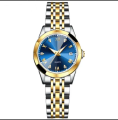 Ol-evs 9931 Replica Stainless Steel Top Brand Quartz Fashionable Wrist Couple Watch For Men-Women Watch For Men. 