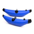2pcs Kayak PVC Inflatable Outrigger Float Kayak Boat Fishing Standing Float Stabilizer - blue.