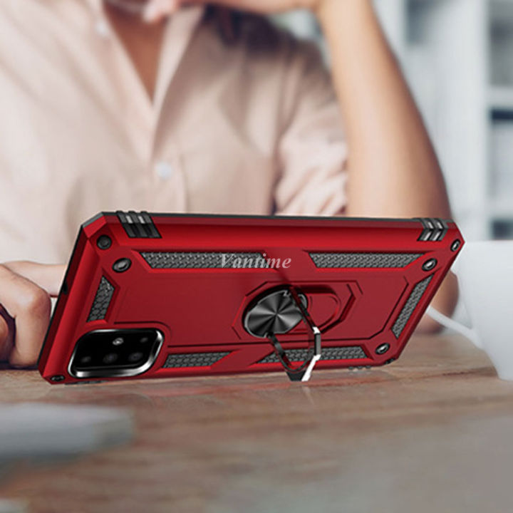Vantime%20for%20Samsung%20Galaxy%20A51%20Hard%20Case%20Hybrid%20Cover%20Stand%20Holder%20Casing%20-%20Image%203