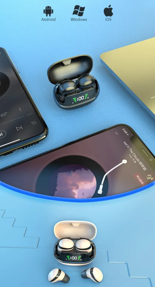 Lesson Invisible New Invisible High Sound Quality Wireless Bluetooth Headset Mini Ultra Sleep Noise Cancelling Work And On