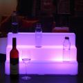 40" 2 Step LED Lighted Glowing Liquor Bottle Display Shelf Home Back Bar Rack -. 