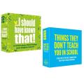 I Should Have Known That! Trivia Game Green Board Game 110 Cards With 400 Questions About Things That You Should Know Card Game.