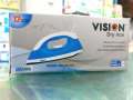 Vision Dry Iron Model Vis-Dei-007 Non-Sticky Coating Sole Plate 1150Watt - Iron Machine: Ironing Made Easy. 