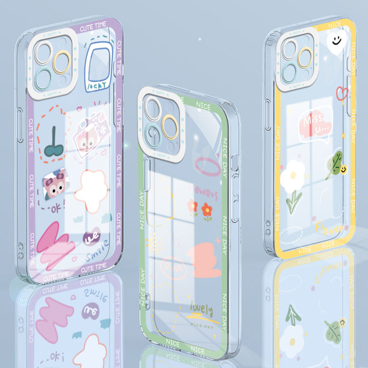 AMORVOR%20for%20Redmi%20Note%2011%20/%20Note%2011S%20Back%20Cover%20Simple%20Beautiful%20Flower%20%20Crystal%20Case%20Camera%20Protection%20Transparent%20TPU%20Soft%20Phone%20Cases%20-%20Image%208