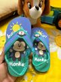 Soft and comfortable cartoon baby slippers for kids toddler boy sandals. 