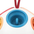 Sensory Pull String Teether Baby Sensory Toy Silicone Rich Color Rotating Skill Development Soft for Toddlers for Home. 