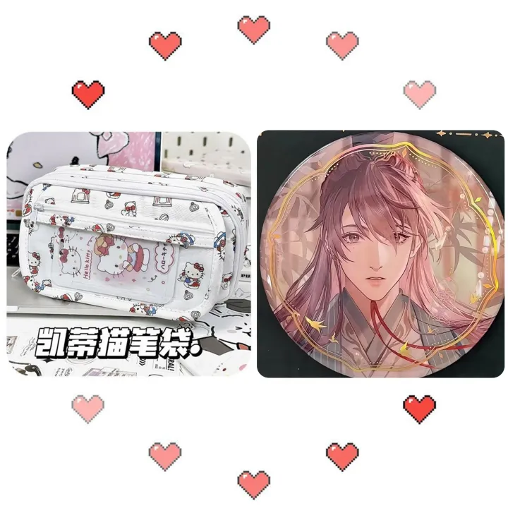 KT%20Cat%20Flip%20Pain%20Design%20Feeling%20Small%20and%20Unique%20Pencil%20Box%20Stationery%20Large%20Capacity%20Cute%20Cartoon%20Storage%20Bag%20for%20Women%20-%20Image%207