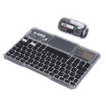 Bluetooth Keyboard Mouse Combo 7 Colours Night Light Wireless Keyboard Mouse Bundle for Android Transparent. 