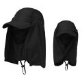 Sun Protection Cap Summer Hat Baseball Face Neck Cover Sun Outdoor Sport Hiking Fishing Hats - Cap For Men.