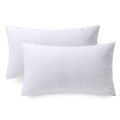 Synthetic Fiber White Cushion 20"x 12" 02 pcs,. 