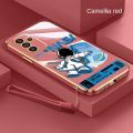 [Free Strap] Samsung Galaxy A05s A05 samsung M34 5G Smile Astronaut NASA Pattern Case Full Camera Cover Glossy Square Edge Shockproof Casing. 