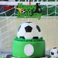 Soccer Cake Topper Decorations Cake Picks for Theme Party Soccer Party Sport. 