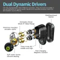 Original SYLLABLE S101 Plus TWS of QCC3040 Chip SYLLABLE Earphones 12 hours True Wireless Stereo Earbuds S101 plus Headset. 