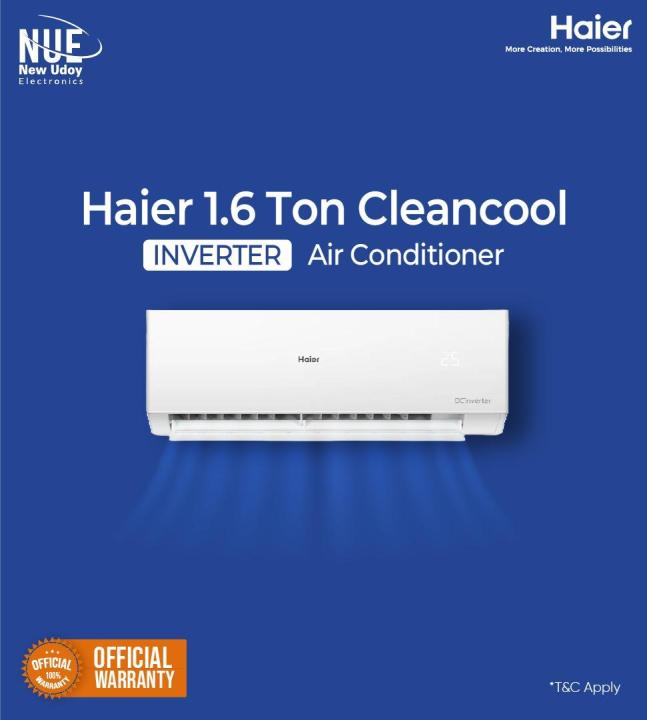 Haier Official from Haier 1.6 Ton 19000BTU CleanCool Inverter AC [HSU-19CleanCool(INV)(Pro)]