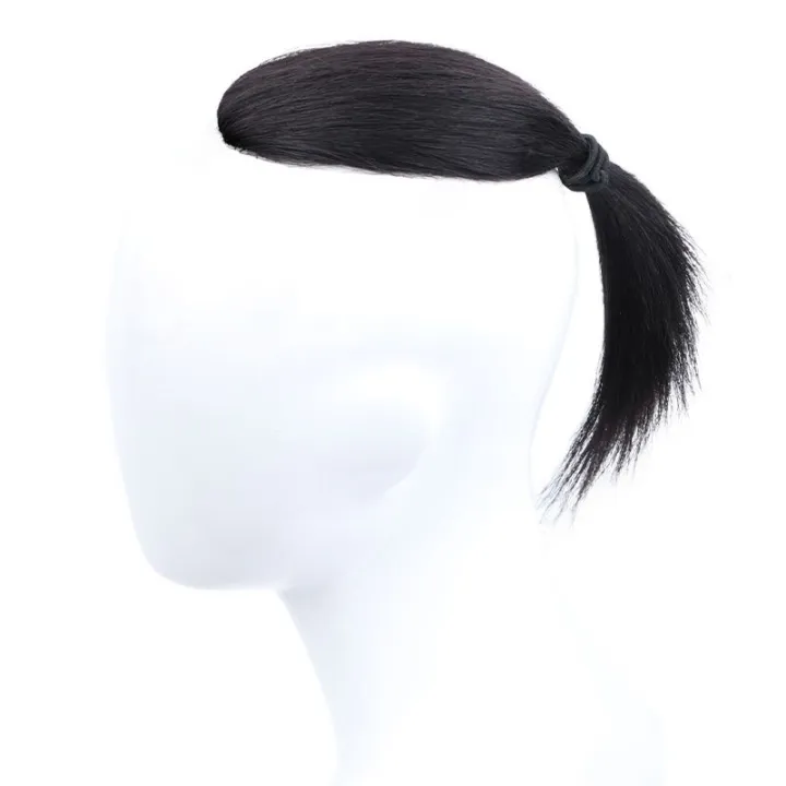 Samurai%20head%20wig%20men%20s%20back%20head%20ponytail%20handsome%20Korean%20version%20reissue%20film%20forehead%20invisible%20long%20hair%20real%20hair%20-%20Image%208