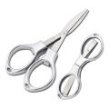 GC Mini Foldable Portable Stainless Steel Scissors 8-Shape Glasses Cut Fishing Line Scissors. 
