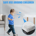 4Pcs Baby Bump-proof Table Corner Transparent Protective Cover T-shaped Transparent Anti-collision Sticker for Children Table Corner.