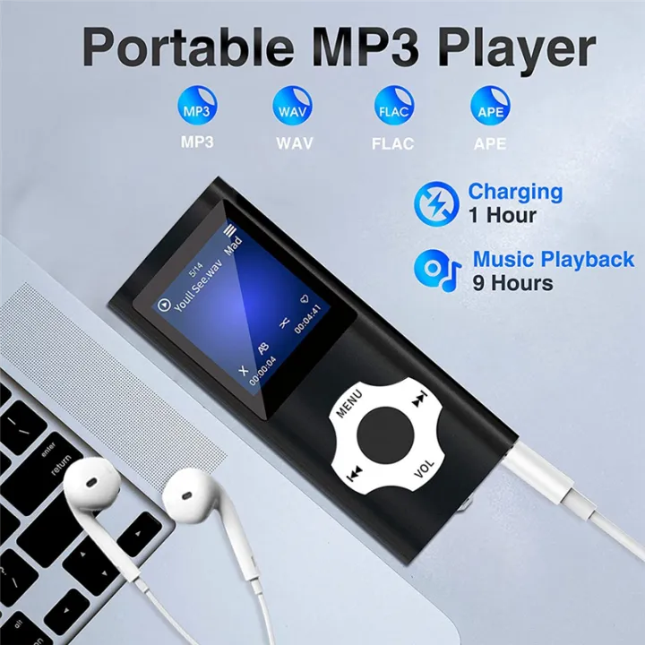 MP3%20Music%20Player%20with%20Bluetooth%205.0,%20Portable%20HiFi%20Music%20Player%20Video/Photo%20Viewer%20for%20Kids%20(Blue)%20-%20Image%202