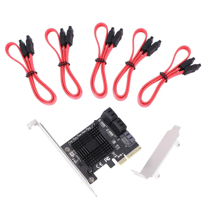 JMB585-2%20x%20PCIe%203.0%204x%20to%205-port%20SATA%20III%20expansion%20card%0D%0A10%20x%20SATA%20red%20cable%0D%0A2%20x%20Full%20profile%20bracket%0D%0A2%20x%20Low%20profile%20bracket-black%20&%20red%20-%20Image%208