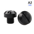 2 Pack Motorcycle CNC Aluminum M10 Mirror Hole Plug Screw Mirror Bracket BAWEI.