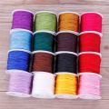 0.8mm 45M/Roll Nylon Cord Thread Chinese Knot Macrame Rattail Bracelet String. 