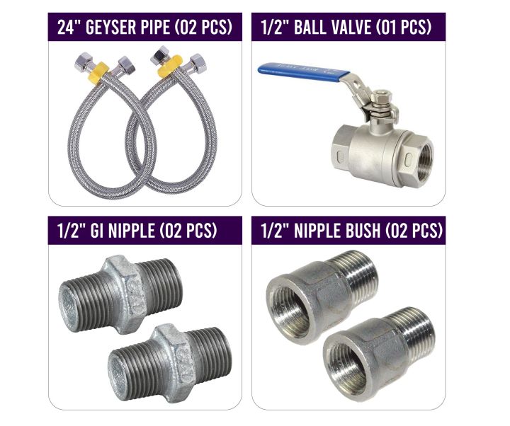 Geyser/Water Heater Fitting Parts & Accessories