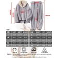 Fleece Pajamas for Women Soft Comfy Fluffy Pajamas Set Pullover Pants Loose Plush Warm Clothes for Winter Sleepwear. 